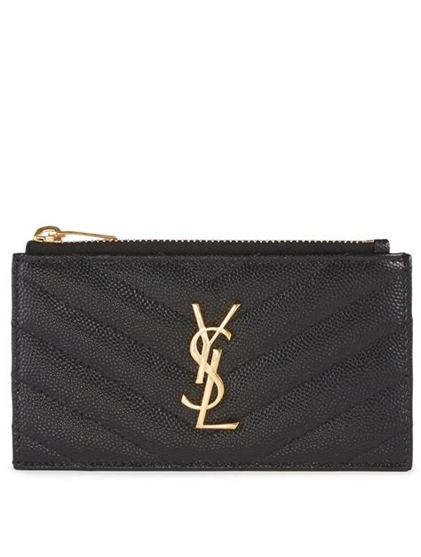 ysl zipper cardholder|YSL card cases.